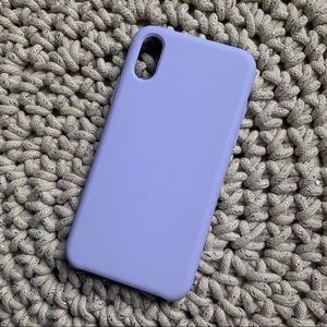 Lavender Silicone iPhone X Case 🦄
